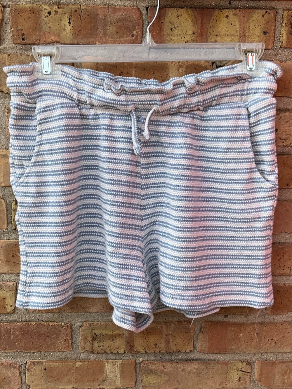 Primark Women's Blue & White Shorts, Size L